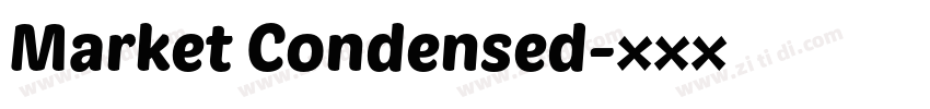 Market Condensed字体转换